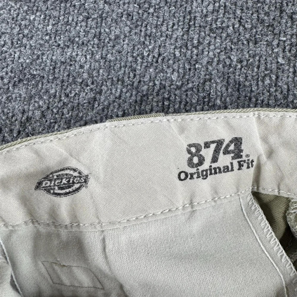 Dickies Pants Mens 30x31 Beige 874 Original Fit Straight Khaki Chino Workwear